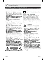 Предварительный просмотр 3 страницы Alba CDVD7SW Instruction Manual