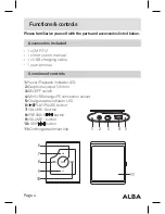 Предварительный просмотр 5 страницы Alba CMP312 Instruction Manual