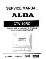 Alba CTV 10RC Service Manual предпросмотр