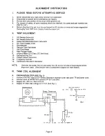 Предварительный просмотр 6 страницы Alba CTV 10RC Service Manual