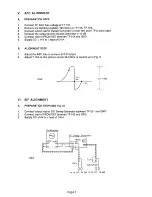 Предварительный просмотр 8 страницы Alba CTV 10RC Service Manual