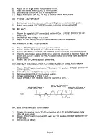 Предварительный просмотр 10 страницы Alba CTV 10RC Service Manual