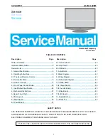 Предварительный просмотр 1 страницы Alba L42M1 Service Manual