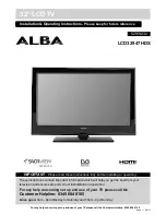 Alba LCD32947HDS Installation & Operating Instructions Manual предпросмотр