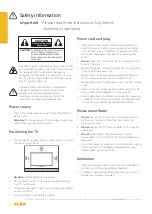 Предварительный просмотр 6 страницы Alba LE-28GA06-B3+DVD Instruction Manual