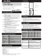 Alba MP2101BUK User Manual предпросмотр