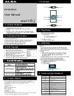 Предварительный просмотр 1 страницы Alba MP4200BUK User Manual