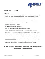 Preview for 5 page of Albany RAPID-ROLL 570 Owner'S Manual