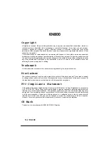 Preview for 1 page of Albatron KN800 User Manual