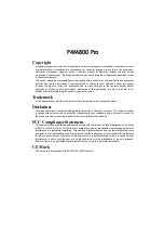 Preview for 1 page of Albatron P4M800 Pro User Manual
