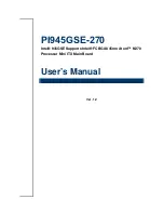 Предварительный просмотр 1 страницы Albatron PI945GSE-270 User Manual