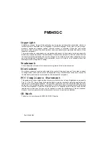 Albatron PM945GC User Manual preview