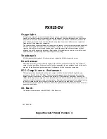 Albatron PX915-DV User Manual предпросмотр