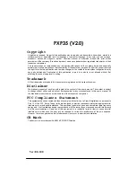Albatron PXP35 User Manual preview