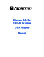 Preview for 1 page of Albatron RG-11bu User Manual