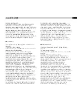 Preview for 13 page of Albedo HL 2.2 Owner'S Manual