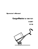 Alber CargoMaster A 130 Operator'S Manual preview