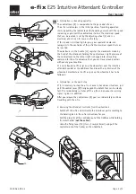 Предварительный просмотр 2 страницы Alber e-fix E25 User Manual