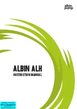 ALBIN PUMP ALH Series Instruction Manual preview