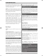 Preview for 8 page of Albion AG40DFX Operating Manual And User Manual