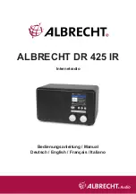 Preview for 1 page of Albrecht Audio 27425 Manual