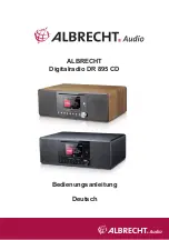 Preview for 1 page of Albrecht Audio DR 895 CD Manual