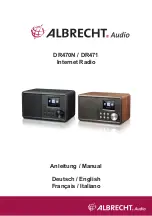 Albrecht Audio DR470N Manual preview