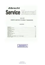 Albrecht AE 540 Service Manual preview