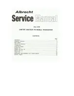 Albrecht AE 540 Servise Manual preview