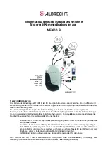 Preview for 1 page of Albrecht AE 600 S Operating Manual