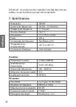 Preview for 46 page of Albrecht AE 6120 VOX Manual