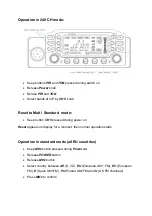 Предварительный просмотр 2 страницы Albrecht AE 6890 Repair & Adjustment Hints