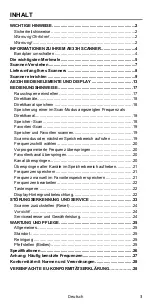 Preview for 3 page of Albrecht AE33 H Owner'S Manual