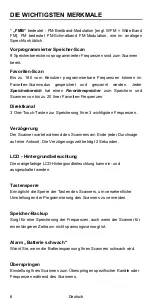 Preview for 6 page of Albrecht AE33 H Owner'S Manual