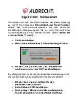 Preview for 2 page of Albrecht digi-TV 300 Quick Start