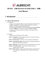 Albrecht DR 403 User Manual preview