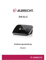 Albrecht DR 52 C Manual предпросмотр