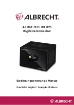 Albrecht DR 825 Manual предпросмотр