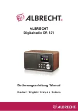 Albrecht DR 871 Manual предпросмотр