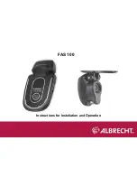 Preview for 1 page of Albrecht FAS 100 Instructions For Installation And Operation Manual