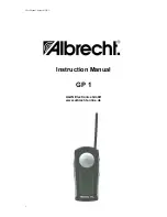 Albrecht GP 1 Instruction Manual preview