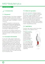 Preview for 2 page of Albrecht MKS BODY BELT PLUS User Instructions