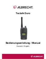 Albrecht Tectalk Duro Manual preview