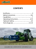 Предварительный просмотр 2 страницы albutt F301 Instruction Manual And Parts Catalogue