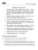 Preview for 3 page of ALC 40392 Assembly Instructions Manual