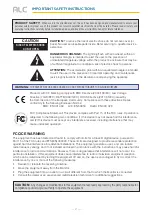 Preview for 4 page of ALC Connect Plus AHS616 User Manual