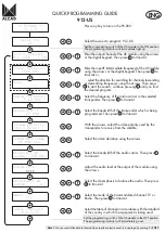 Предварительный просмотр 2 страницы Alcad 912-US Series Quick Programming Manual