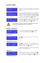 Предварительный просмотр 16 страницы Alcad Mont Blanc CAD-704 Manual