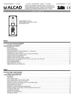 Alcad PDK-61211 Manual preview