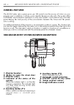 Preview for 6 page of Alcad VIDEODOOR ENTRY SYSTEM User Manual